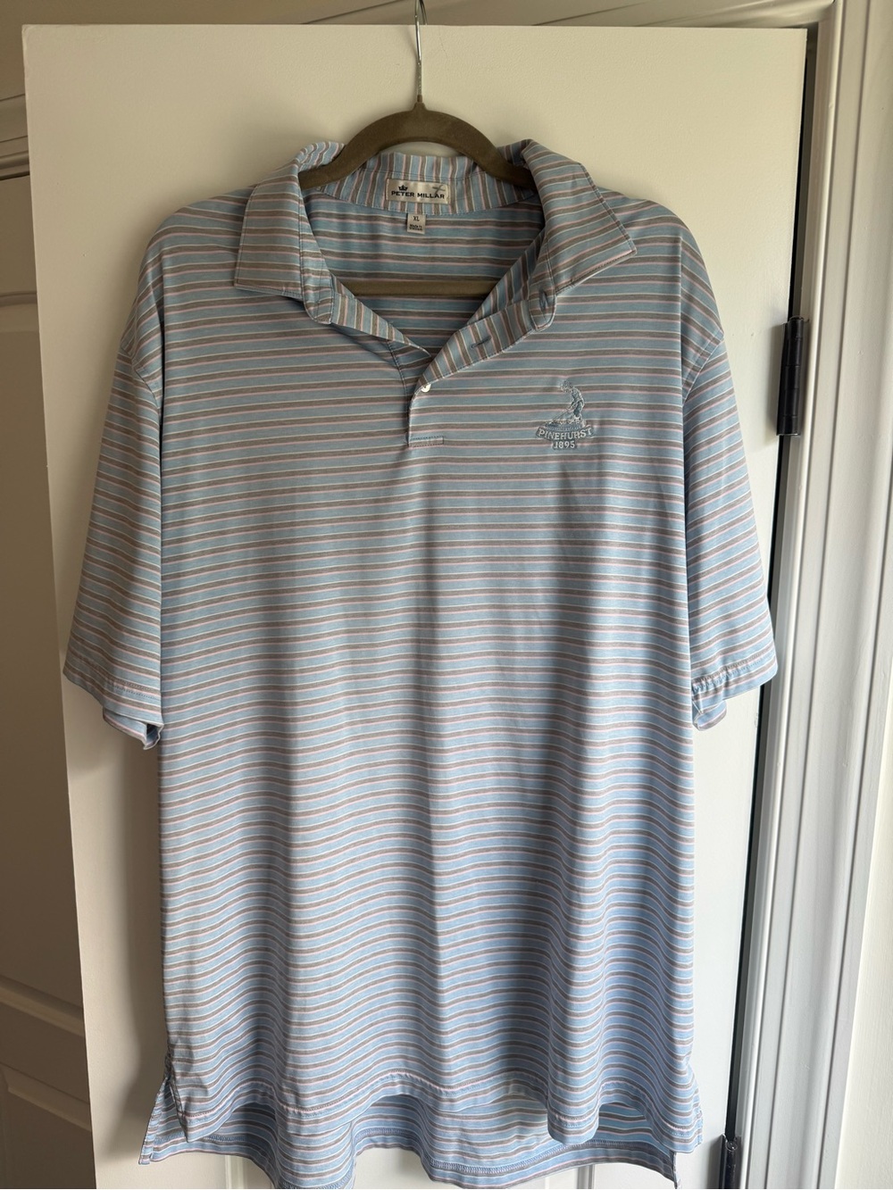 Peter Millar Men's Pinehurst Striped Polo Shirt